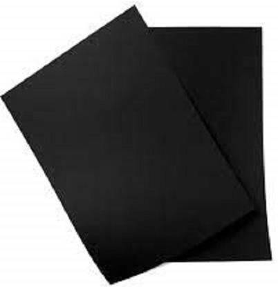Eclet 40 pcs Black Color Sheets Copy Printing Papers/ Art and Craft Paper A4 Sheets Double Sided Colored Origami School, Stationery A4 120 gsm Coloured Paper