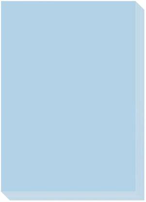 ESCAPER Aqua Colour Paper A4 Size Bundle (500 Sheets Pack - 297mm x 210mm) Ruled A4 75 gsm A4 paper