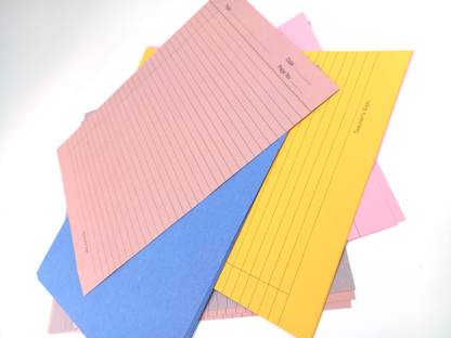 PerDay Pack of 40 Sheets One Side Line One Side Plain A4 Sheets (White) One Side A4 90 gsm A4 paper