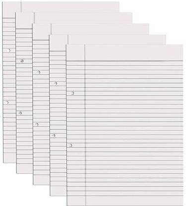 Freedy A4 Size one Side Ruled White Sheet (Pack of 40 sheets) Project/Assignment/Practical/Homework(A4-40Sheet OSR White A4 90 gsm A4 paper