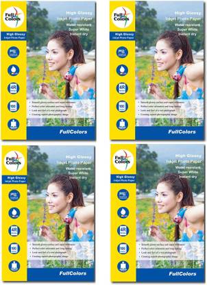 Full Colors High Glossy Photo Paper 4R (4 x 6) 4 x 100 Sheets 180 gsm Photo Paper