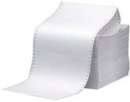 First Click Computer Paper Dot Matrix Printer Paper 2 Part 500 Sheets 132 columns Unruled 38X30cm 70 gsm Printer Paper