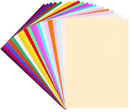 Flipkart.com | Eclet 90 gsm 50sheet 5 sheet x 10 neon colour art and ...