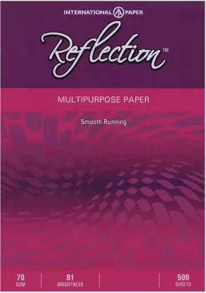SHREE MAHAVIR PAPER Reflaction -70 Copier Paper, Fs/legal size (1 Ream / 500 sheets) Unrule Unrule 215 x 345 mm 70 gsm A4 paper