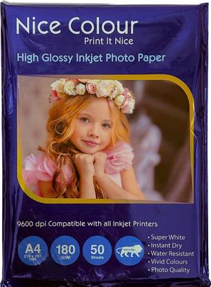 STAPRICO Glossy Unruled A/4 180 gsm Photo Paper