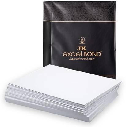 JK PAPER Excel Bond | 500 Sheets (Per Packet) Unruled A4 100 gsm Bond Paper