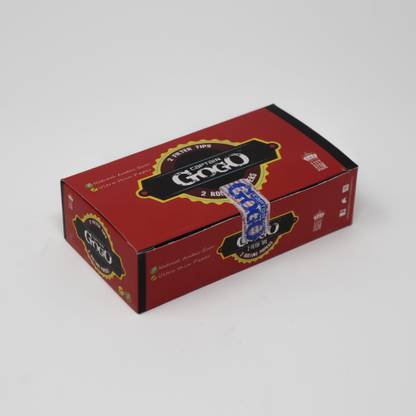 CAPTAIN GOGO Go twins 2 skin Premium Quality unrolled King size 13 gsm Paper Roll