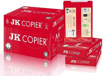 D.D.ENTERPRISE J.K Copier A4 Paper 75 Gsm - 10 Reams/Case - (500 Sheets/Ream) By D.D Enterprise Unruled 21 Cm × 29.7 Cm 75 gsm A4 paper