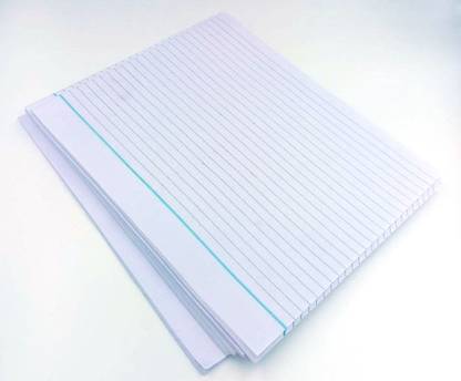 PerDay Answer Sheets For Exam CBSE Set of 100 For Both Side Ruled Practice Sheets Ruled A4 58 gsm A4 paper