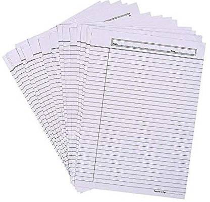 Teeshubh practical paper ONE SIDE RULED A4 85 gsm Multipurpose Paper