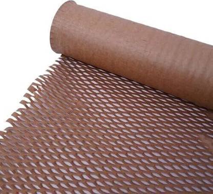 JPPL Paper Honeycomb Roll | Packaging & shipping supplies bubble wrap roll (390mm / 16 inch x10 meter ) 80 gsm Paper Roll