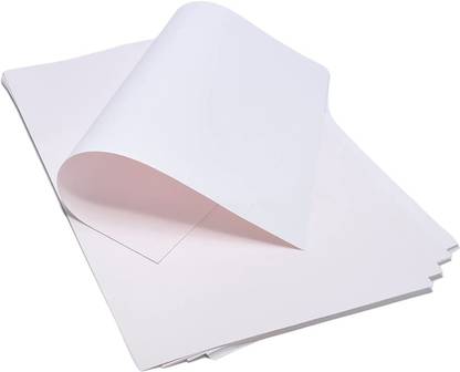 Redge Rough Paper Bundle Set of 100, Size A4 Pack of 100 White Sheets Plain A4 75 gsm Multipurpose Paper