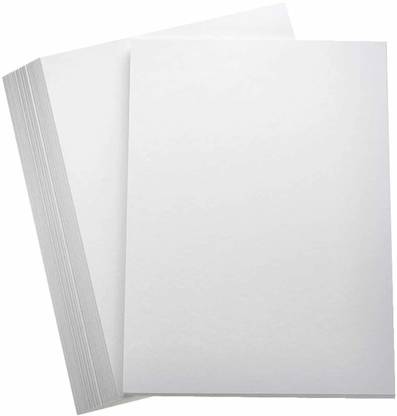 प्रीमियम क्वालिटी A4 -50 IVORY PAPER अनरुल्ड A4 SIZE = 210*297 MM ड्राइंग पेपर