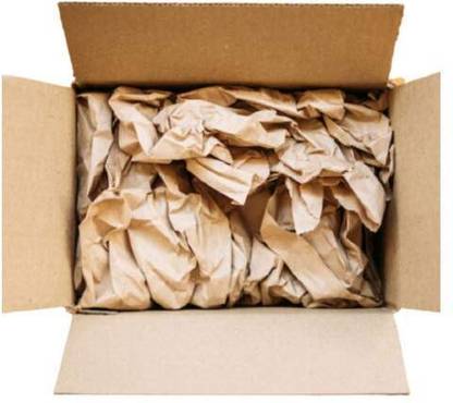 Ecosattva GreenWrap Eco-Friendly Expandable Paper Wrap - Replacement for Bubble Wrap 380 mm x 100 meters (Expandable upto 170 meters) Pack of 1, 80 gsm Paper Roll