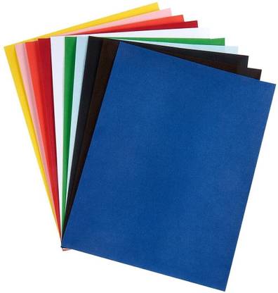 Eclet 100 Coloured Sheets (10 Sheets each color) Copy Printing/Art and Craft Paper Double Sided ColouredOffice Stationery Birthday Gift,christmas decor etc A4 90 gsm Coloured Paper