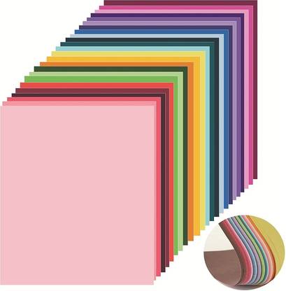 Eclet 90 gsm 100 sheet 10 sheet x 10 neon colour art and craft double side color sheet A4 90 gsm Coloured Paper