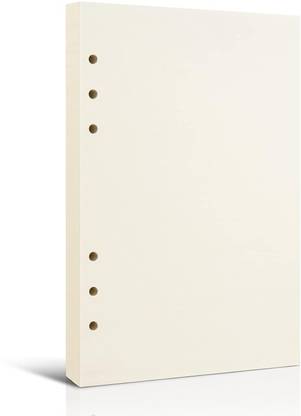INNAXA A5 Refill Blank Paper | 6-ring binder | 80 sheets/160 pages Each | Blank A5 100 gsm Journal Paper
