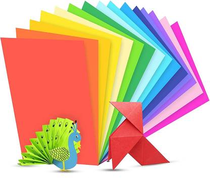 Eclet 100 Coloured Sheets (10 Sheets each color) Copy Printing/Art and Craft Paper Double Sided ColouredOffice Stationery Birthday Gift,christmas decor etc A4 90 gsm Coloured Paper