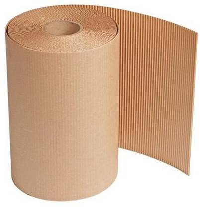Mr Packers Narrow Corrugated Packing Paper Roll E Flut 36 Inch 10 Mtr 100 gsm Paper Roll
