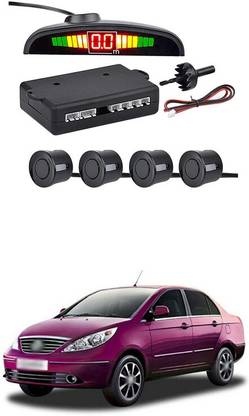 PRTEK CAR PARKING SENSORS ASSISTANT FOR Manza Car Reverse Parking Sensors Assistant BLACK_219 Parking Sensor