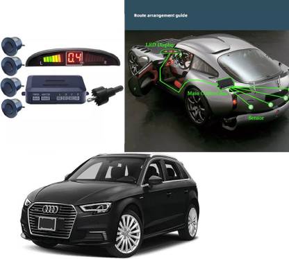 Atoray PARCKING SENSOR BLK 60 Buzzer Ultrasonic LED Display Parking Sensor for Audi A3 Parking Sensor