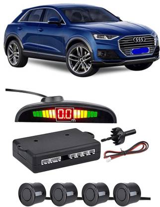 AutoTiger AB17 Black Car Reverse Parking Sensor with LED Display 4 Sensor A17 Parking Sensor