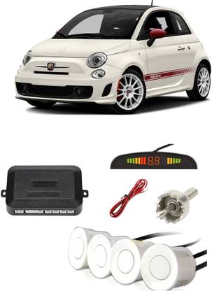 YUNEIK YB103 Silver Car Reverse Parking Sensor with LED Display 4 Sensor Y103 Parking Sensor