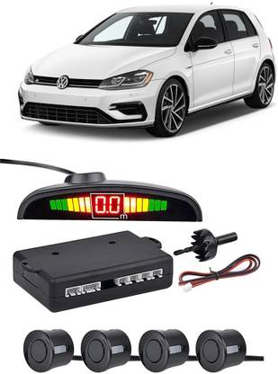AutoTiger AB605 Black Car Reverse Parking Sensor with LED Display 4 Sensor A605 Parking Sensor