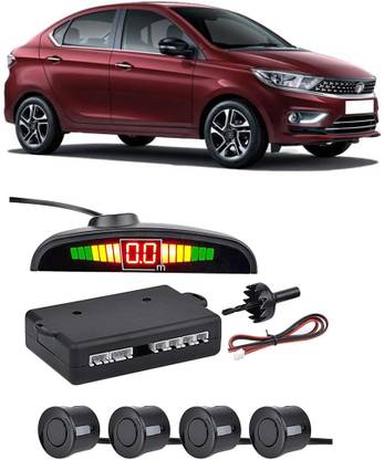 AutoTiger AB554 Black Car Reverse Parking Sensor with LED Display 4 Sensor A554 Parking Sensor