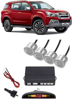 Everland EB215 Silver Car Reverse Parking Sensor with LED Display 4 Sensor E215 Parking Sensor