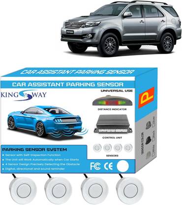 Kingsway White Reverse Parking Sensors for Fortuner 2008 to 2017 White Reverse Parking Sensors for Fortuner 2008 to 2017 Parking Sensor