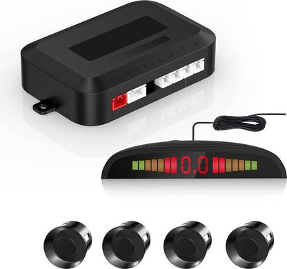 ELEKTRO WELT ALL IN ONE Reverse Parking Sensor with LED Display, Buzzer and Ultrasonic Reverse Parking Parking Sensor