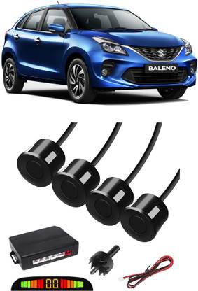 JazzBros JB315 Black Car Reverse Parking Sensor with LED Display 4 Sensor J315 Parking Sensor