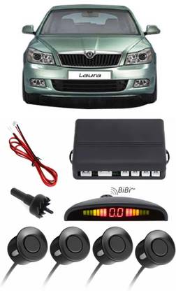 Gadzooks G487 Black Car Reverse Parking Sensor with LED Display 4 Sensor G487 Parking Sensor
