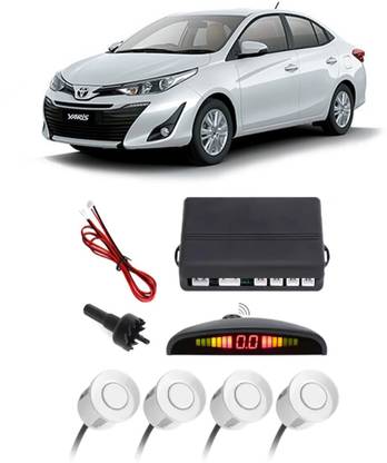 Gadzooks GS602 Silver Car Reverse Parking Sensor with LED Display 4 Sensor G602 Parking Sensor
