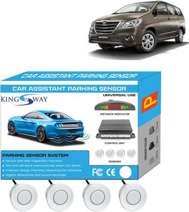Kingsway White Reverse Parking Sensors for Innova 2004 to 2012 White Reverse Parking Sensors for Innova 2004 to 2012 Parking Sensor