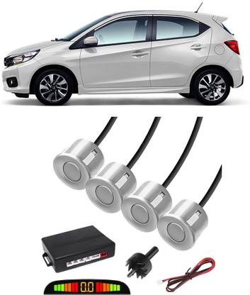 Voddmars VS148 Silver Car Reverse Parking Sensor with LED Display 4 Sensor V148 Parking Sensor