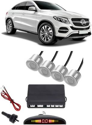 Everland EB395 Silver Car Reverse Parking Sensor with LED Display 4 Sensor E395 Parking Sensor