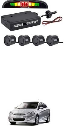 PRTEK CAR PARKING SENSORS ASSISTANT FOR Accent Car Reverse Parking Sensors Assistant BLACK_07 Parking Sensor