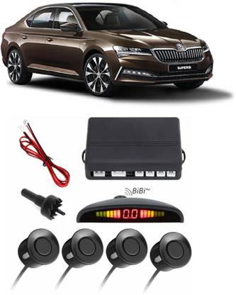 Gadzooks G495 Black Car Reverse Parking Sensor with LED Display 4 Sensor G495 Parking Sensor