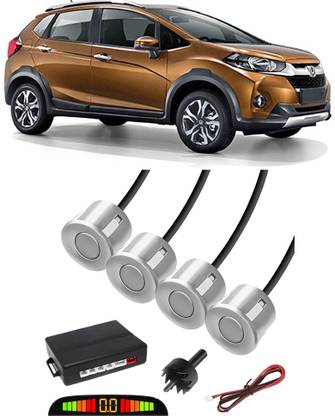 Voddmars VS168 Silver Car Reverse Parking Sensor with LED Display 4 Sensor V168 Parking Sensor