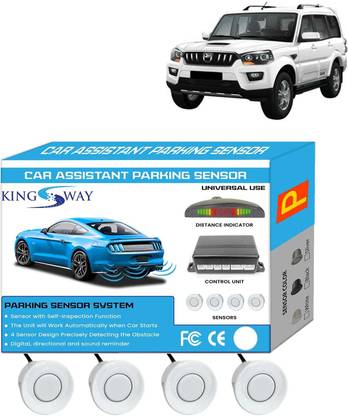 Kingsway White Reverse Parking Sensors for Scorpio 2014 to 2018 White Reverse Parking Sensors for Scorpio 2014 to 2018 Parking Sensor