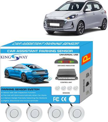 Kingsway White Reverse Parking Sensors for Grand I10 Nios 2019 to 2022 White Reverse Parking Sensors for Grand I10 Nios 2019 to 2022 Parking Sensor