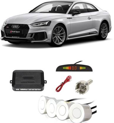 YUNEIK YB26 Silver Car Reverse Parking Sensor with LED Display 4 Sensor Y26 Parking Sensor