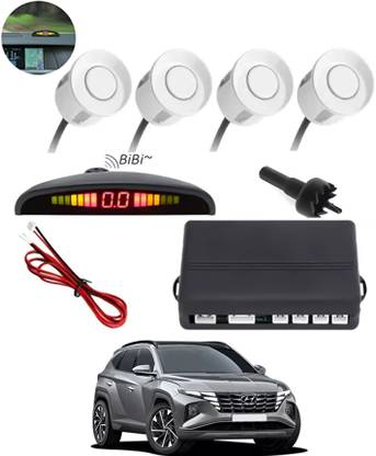 MATIES Universal Increased Safety For Passengers White Sensor Parking Sensor 281 4 Reverse White Sensor With Led Display ,Buzzer For TucsonHyundai2022 Parking Sensor