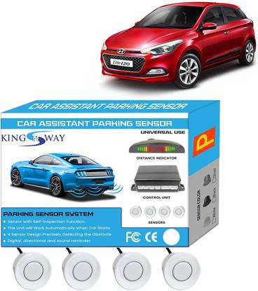 Kingsway White Reverse Parking Sensors for Elite I20 2014 to 2017 White Reverse Parking Sensors for Elite I20 2014 to 2017 Parking Sensor