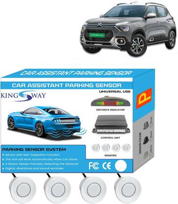Kingsway White Reverse Parking Sensors for E-C3 2024 Onwards White Reverse Parking Sensors for E-C3 2024 Onwards Parking Sensor