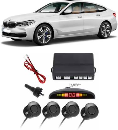 Gadzooks G47 Black Car Reverse Parking Sensor with LED Display 4 Sensor G47 Parking Sensor
