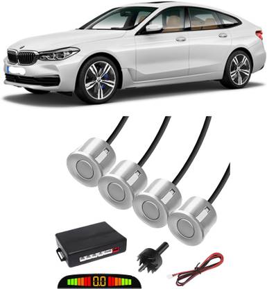 Voddmars VS45 Silver Car Reverse Parking Sensor with LED Display 4 Sensor V45 Parking Sensor