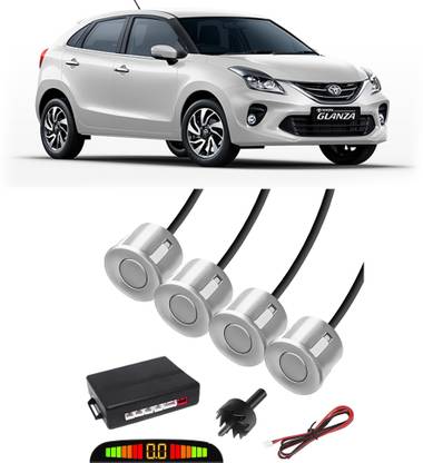 carempire VS579 Silver Car Reverse Parking Sensor with LED Display 4 Sensor V579 Parking Sensor